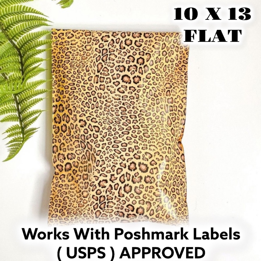 25 10X13 Poly Mailers Leopard PRICE IS FIRM - Picture 9 of 15